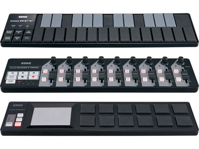 Korg nanoSeries controllers now available in black